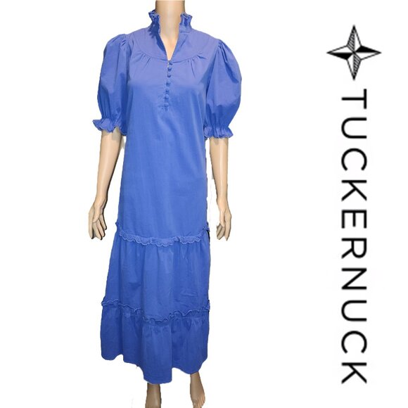 Tuckernuck Dresses & Skirts - Tuckernuck Pomander Place Azure Blue Selena Maxi Dress NWT Med